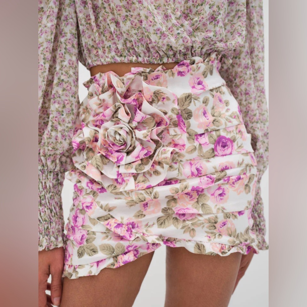 NWOT for love and lemons x free people Milani mini Skirt‎